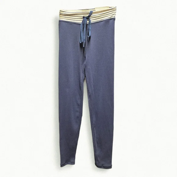 NEW Offline By Aerie Dark Blue Ribbed Leggings Size Small - Picture 4 of 9